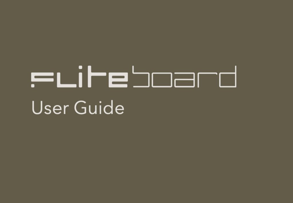 Fliteboard manual