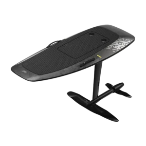 Aerofoils Adventure eFoil in Carbon Camo mit montiertem Foil