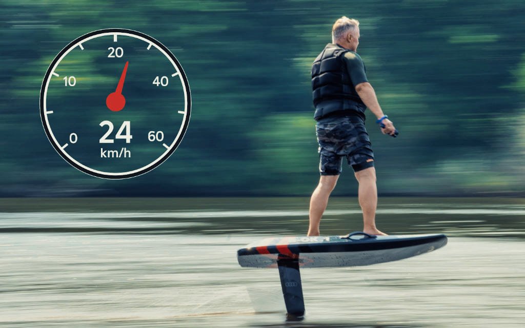 How fast is an eFoil