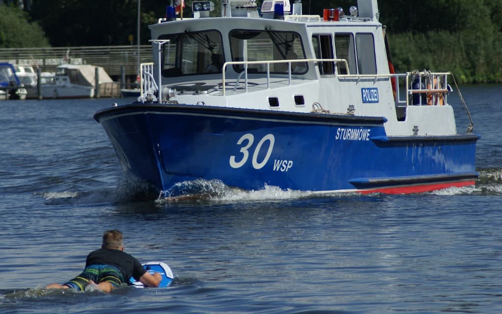 The water police will check where eFoils are allowed 