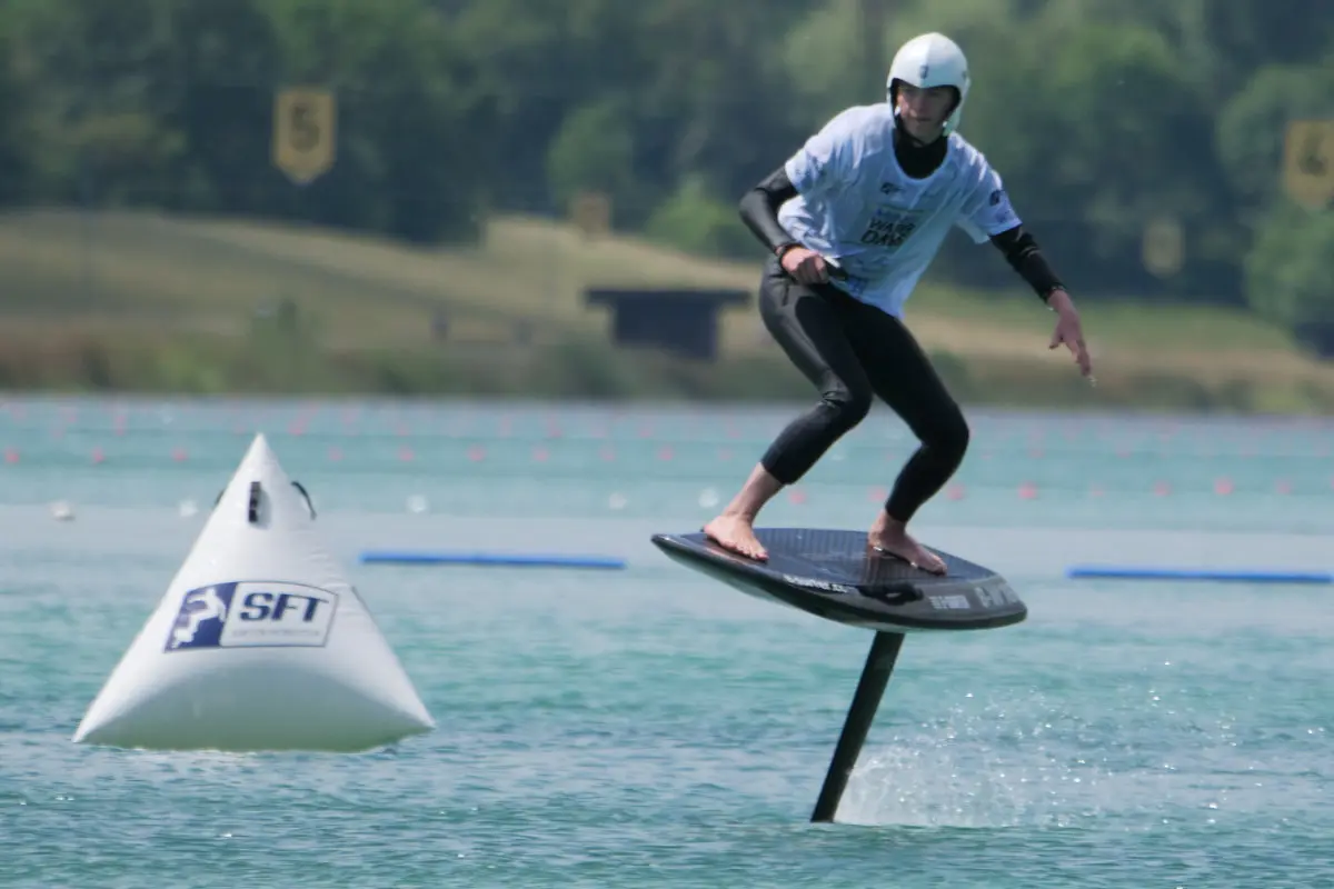 Mats Lakeberg, U19 eFoil World Cup winner in Munich