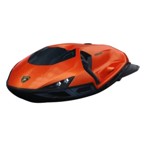 SEABOB SE63 for Automobili Lamborghini Tauchscooter in Arancio Egon von schräg vorn