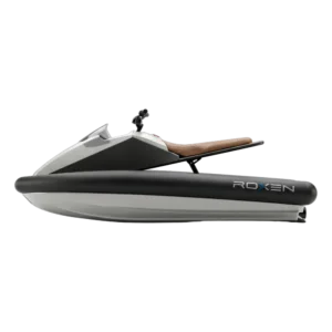 ROXEN Elektro-Jetski in der Seitenansicht, 2,60 Meter lang und 79 Kilogramm leicht